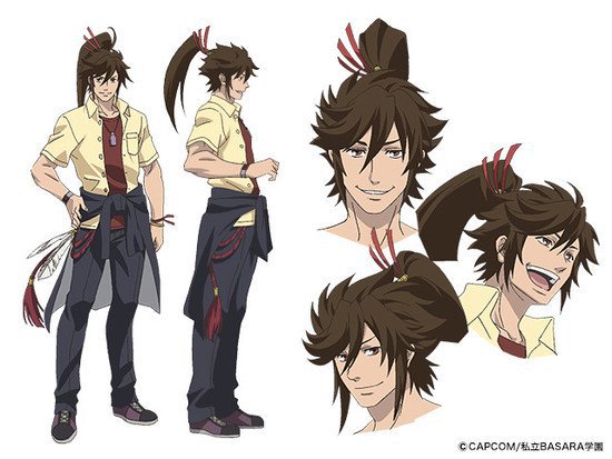 Gakuen Basara: Anime Reveals Main Character Designs