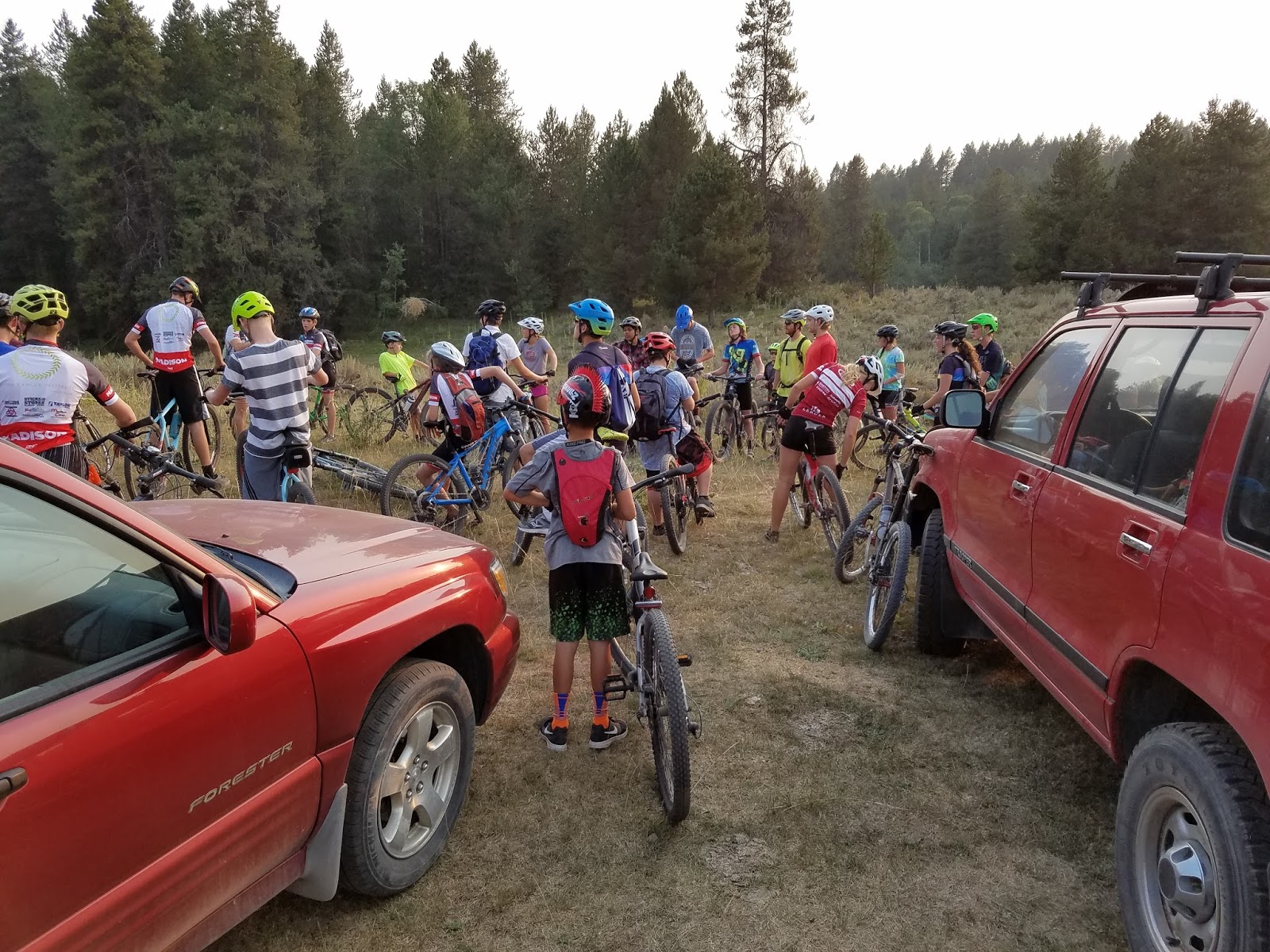 Rexburg Idaho Cycling Riding With the Madison MTB Team