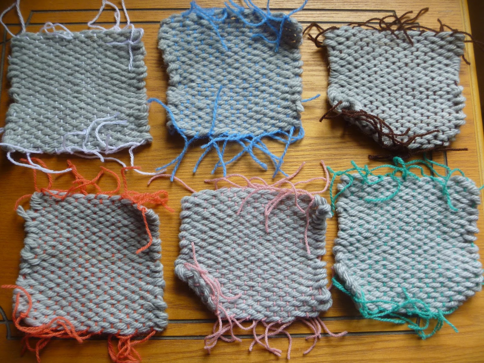 Crafty Green Poet woven coasters