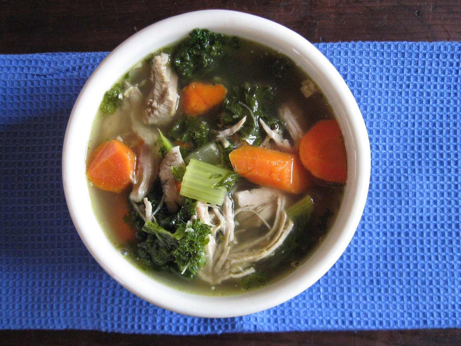 she's in the kitchen turkey leg soup with kale