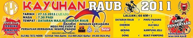 Kayuhan Raub 2011