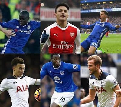 11 Pemain Terbaik Liga Inggris 2016-2017
