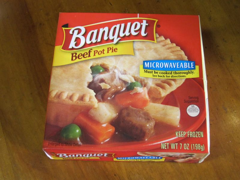 Frozen Friday Banquet Beef Pot Pie