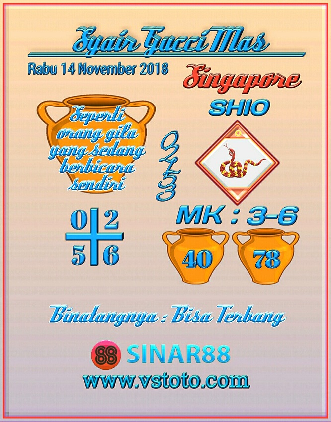 Forum Kode Syair Sgp Rabu 14 November 2018 - Gosyair Sedia Kode Syair Sgp  Ada Kode Syair Hk