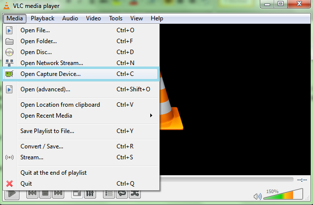 how to use media player as external camera