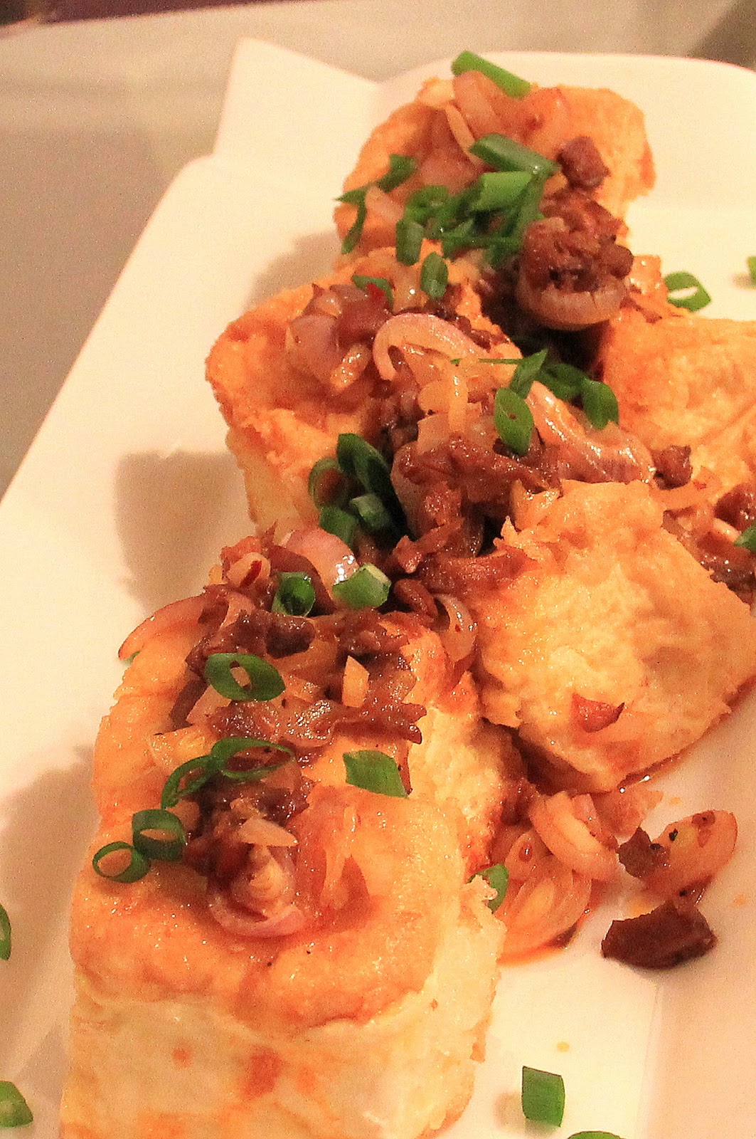 I think I came from Mars SAWCLicious Fried Tofu with XO Sauce