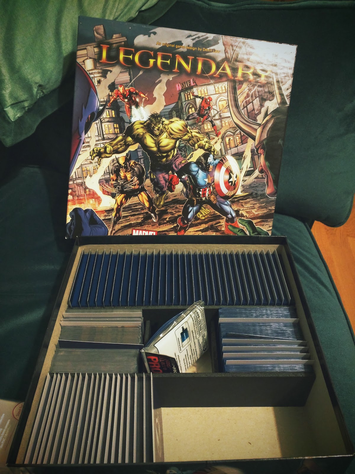 The Half Arsed Gamer Marvel Legendary Custom Box Insert