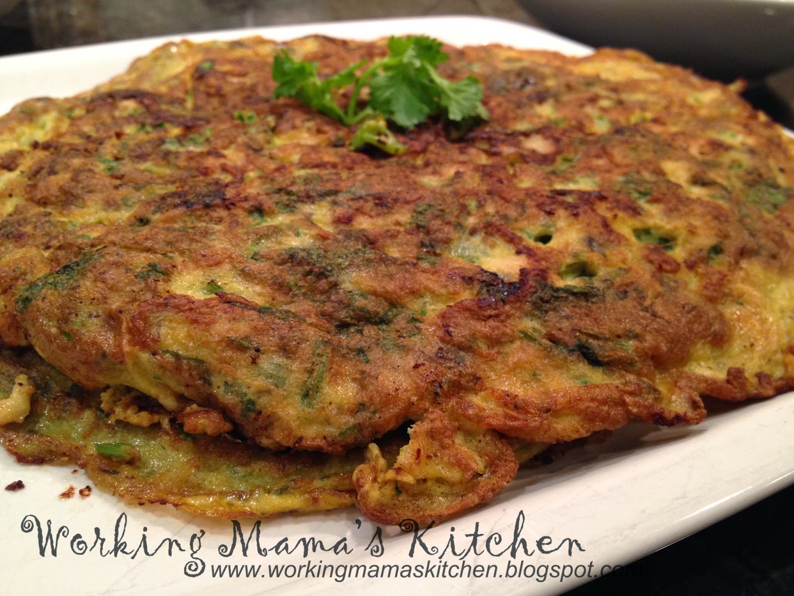 Working Mama's Kitchen Oyster Pancakes