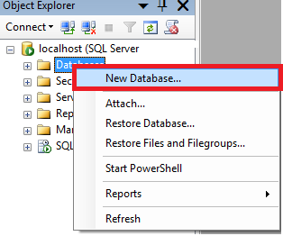 SQL Server : Creation of user defined database - H Y R Tutorials
