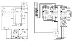 delta star starter diagram working principle