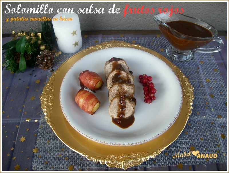 SOLOMILLO CON SALSA DE FRUTOS ROJOS...