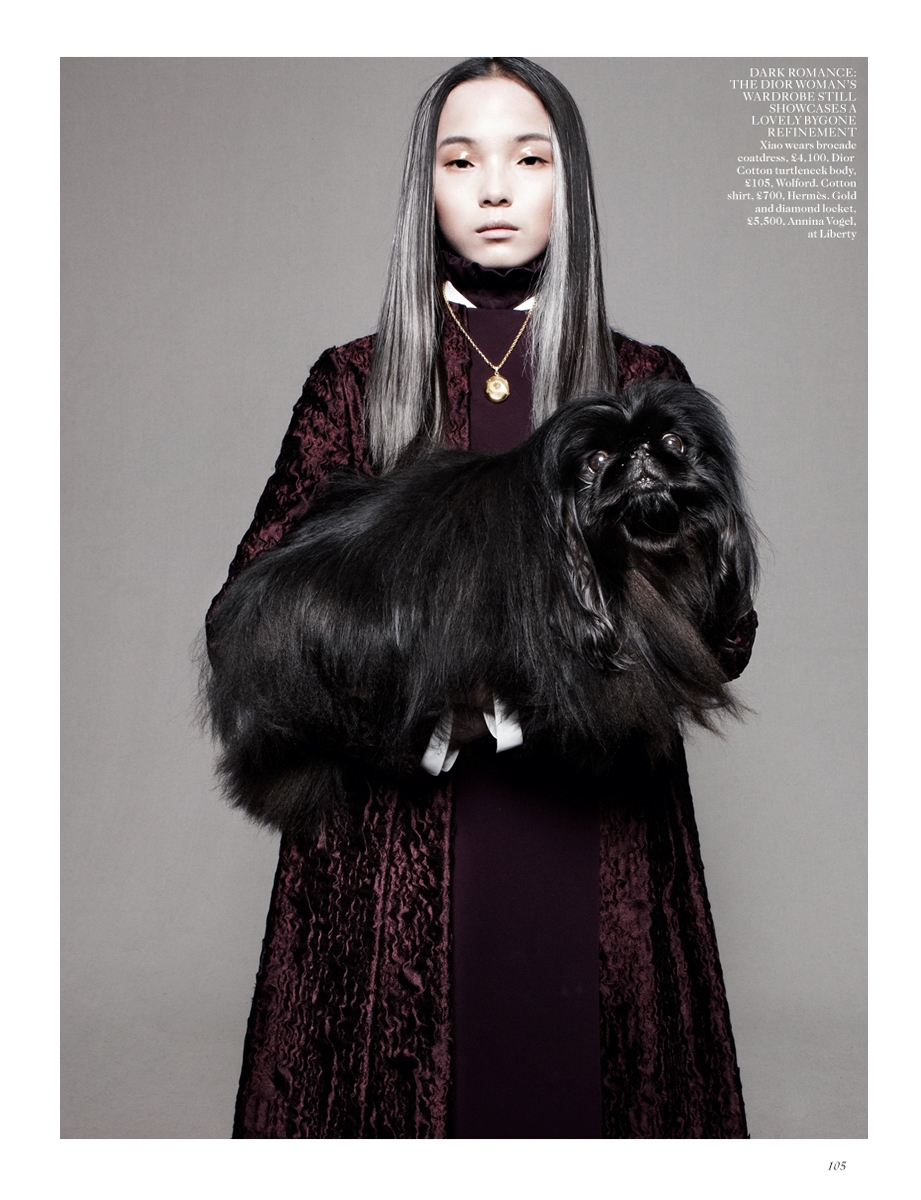 ASIAN MODELS BLOG: EDITORIAL: Xiao Wen Ju in Vogue UK, August 2012