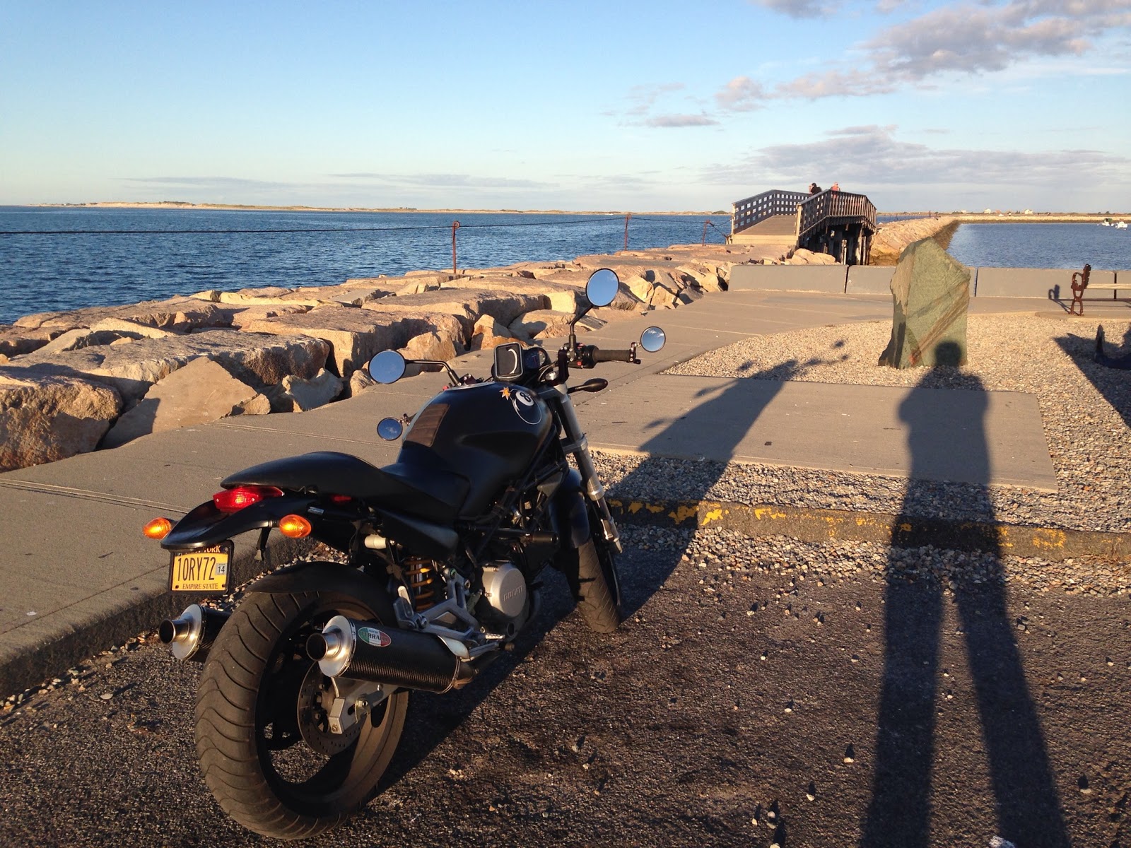 Boston Bay: NYDucati Lands on Plymouth Rock, Plymouth Massachusetts on a Tigho Ducati Trip 3