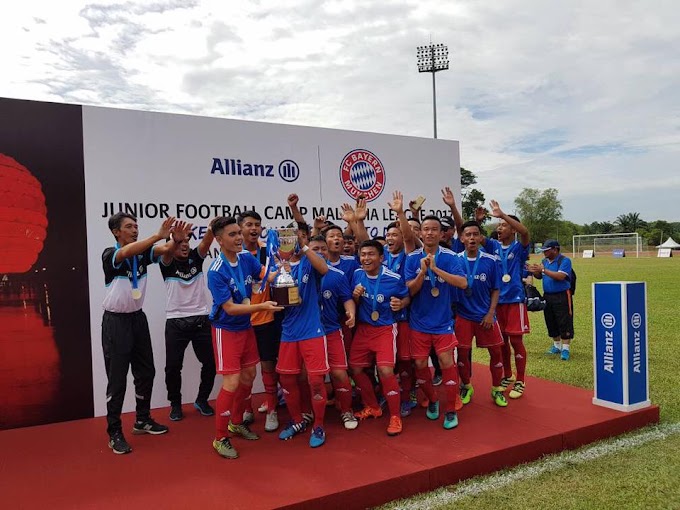 Skuad Sabah Juara Kem Bolasepak Remaja Allianz 2017!
