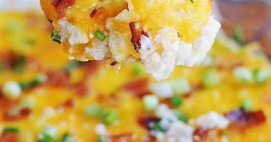 Cauliflower {Just Like} Loaded Baked Potato Casserole | The Kitchen is ...