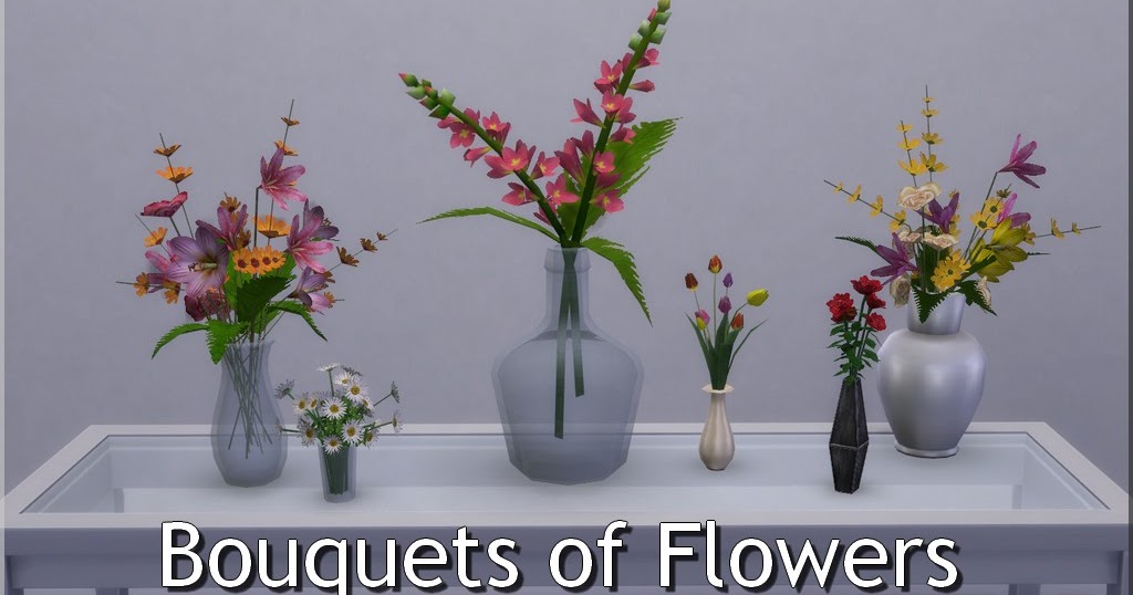 Sims 4 CC's The Best Bouquets of Flowers from TS2 by TheJim07