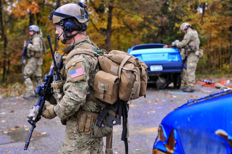 Webbingbabel: USAF Pararescue Pro-Med Csar Medical Rucksack