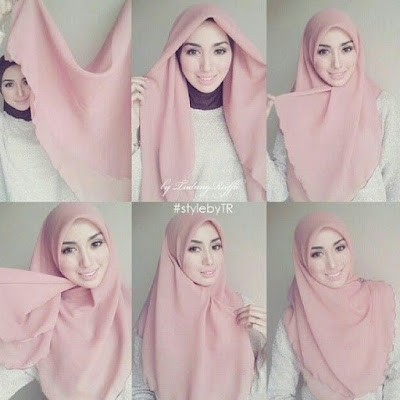 tutorial hijab wisuda segi empat satu warna tutorial hijab wisuda segi empat satu warna