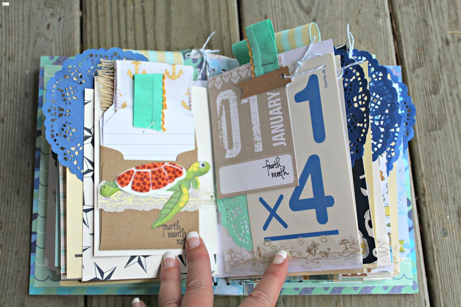 Z's Baby Boy Junk Journal Caravan