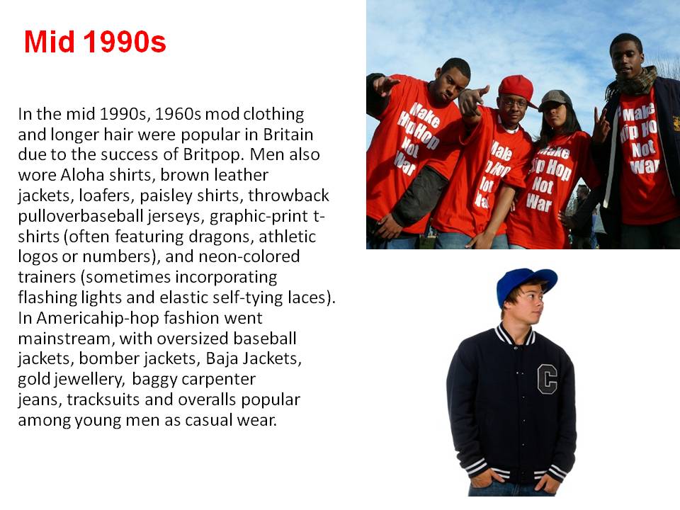 Let's Rock It Up! Men's fashion in the 90's