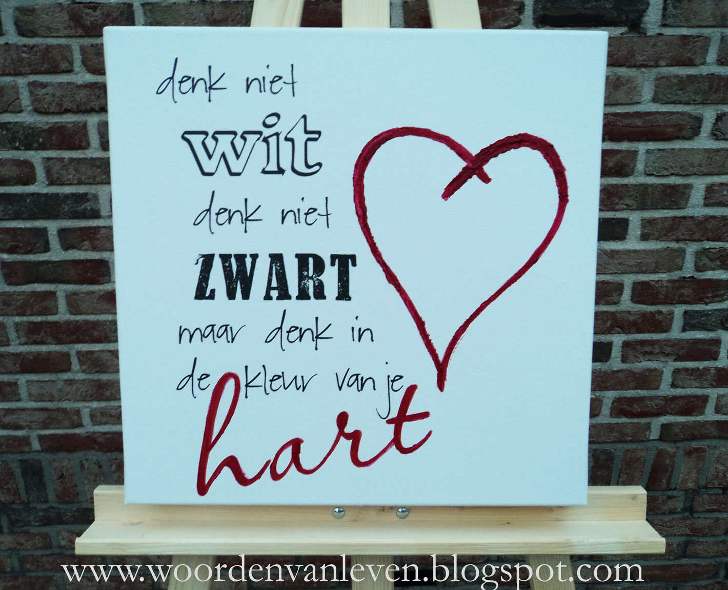 Denk Niet Wit Denk Niet Zwart