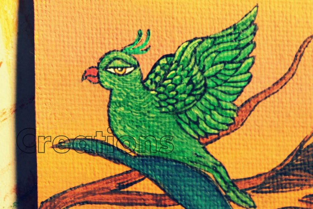Detailing of my miniature parakeet. parrot, rachana saurabh, india