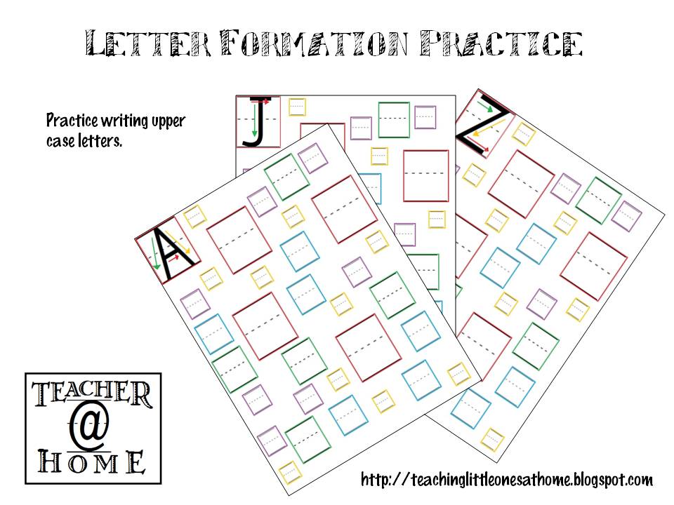 Letter Formation Practice - Upper Case | Teacher@Home