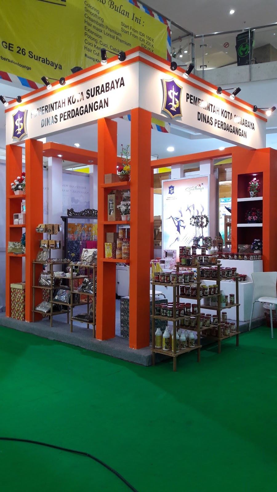 Stand Pameran Dinas Perdagangan Surabaya