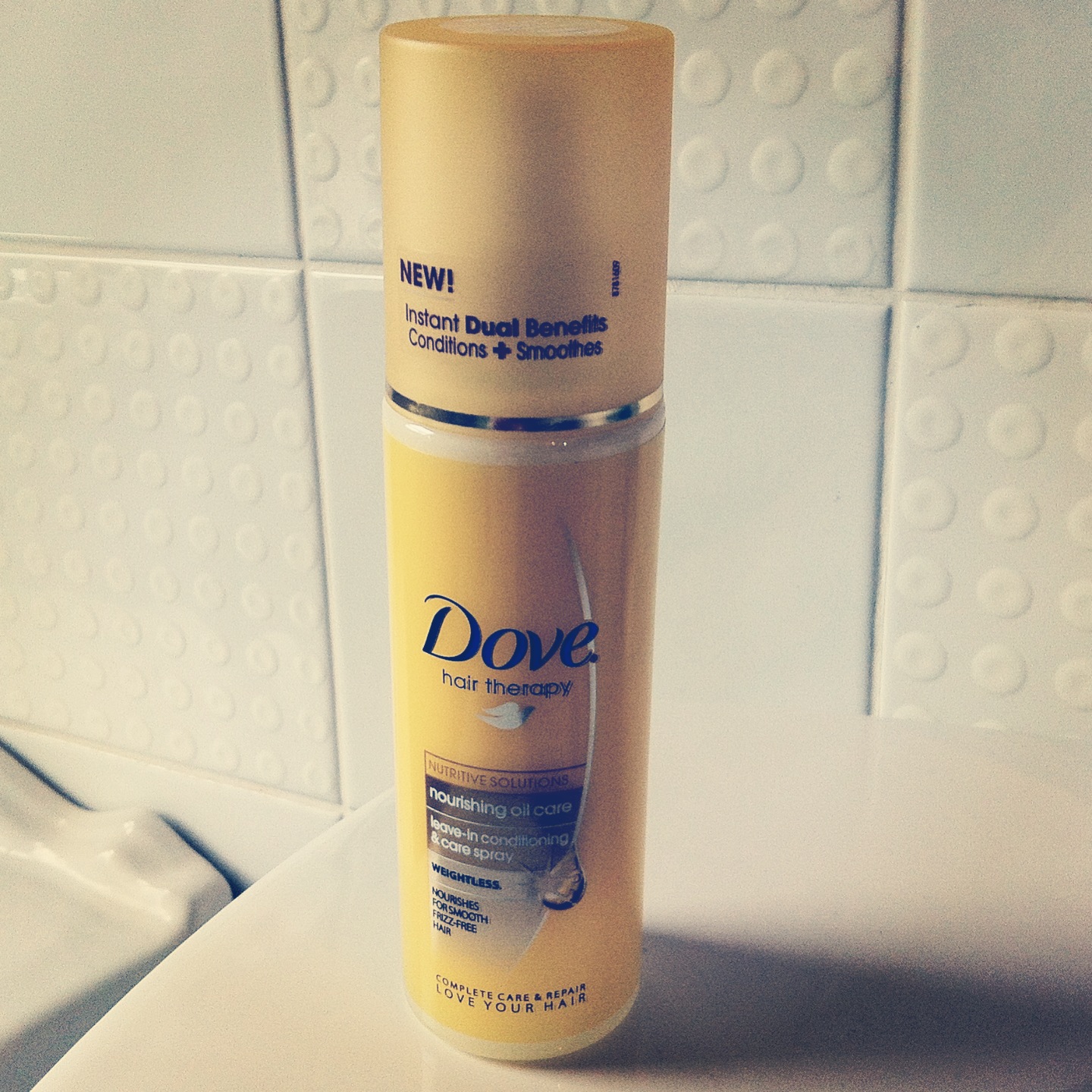 Dove Nourishing Oil leavein conditioning & care spray As Told by Tamara