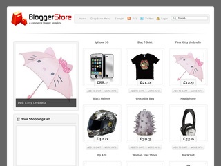 Blogger Store V1 Blogger Templates