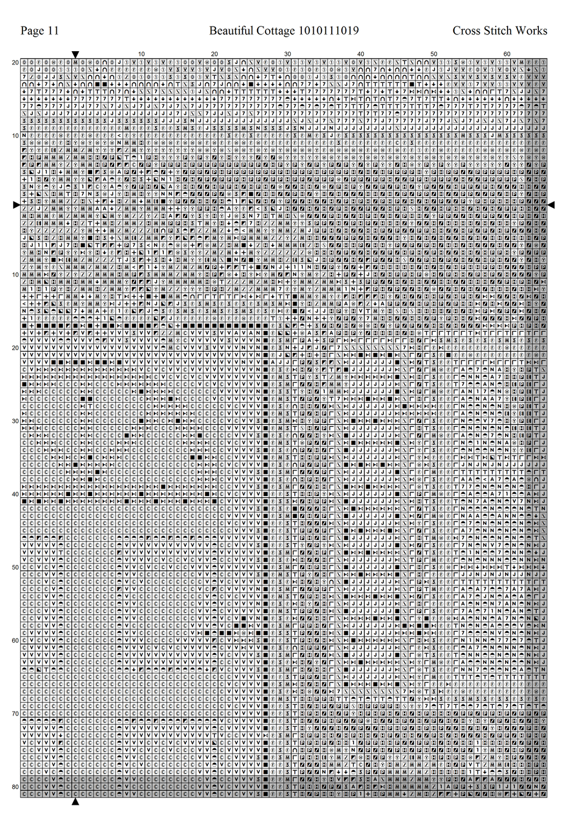 cross stitch works beautiful cottage 1010111019 free snowflake pictures free