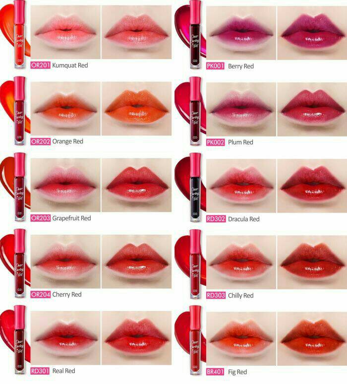 Maharanism🌛 Review Etude House Dear Darling Water Gel Tint PK003 [Indonesia]