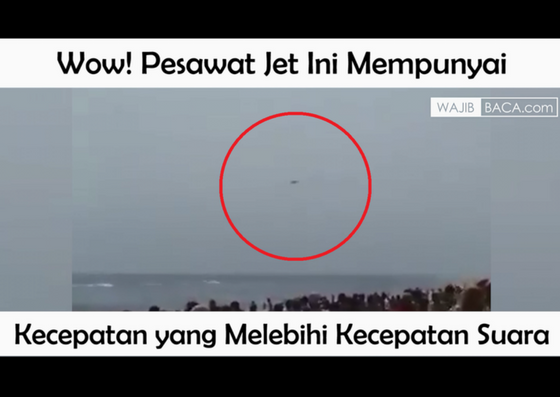 Amazing! Pesawat Jet Ini Bisa Terbang Melebihi Kecepatan Suara