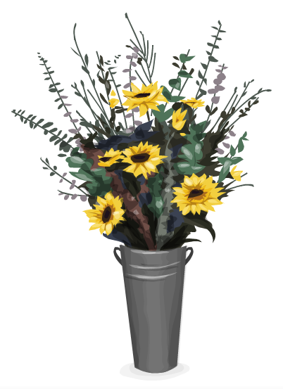 vaso+fiori+gialli