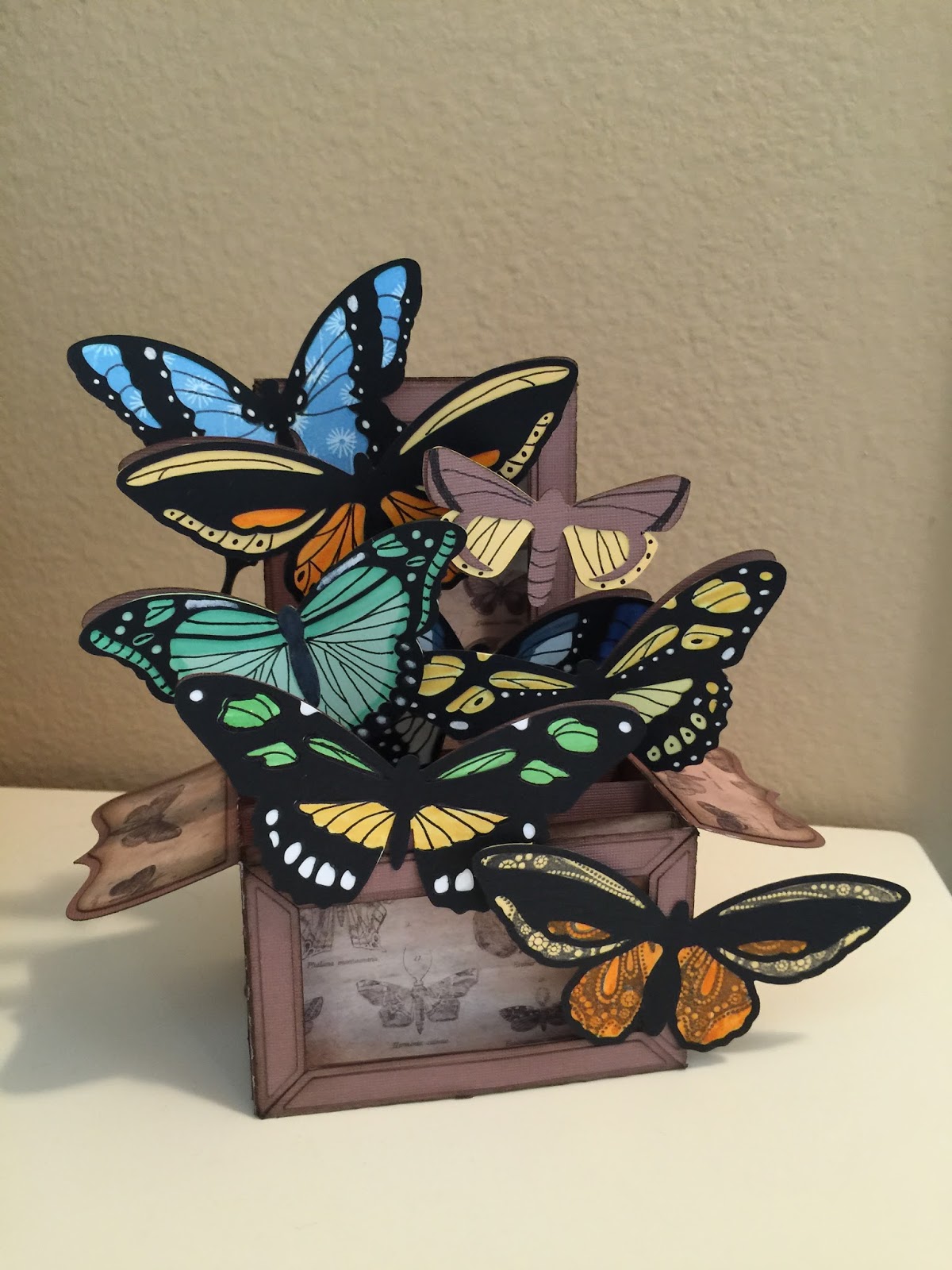 A Thing for Paper Boho Butterflies Box Card