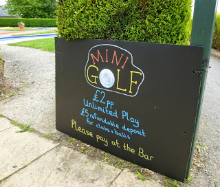 The cost to play the Tea Green Mini Golf course is just £2 and gives you unlimited play on your visit. Great value