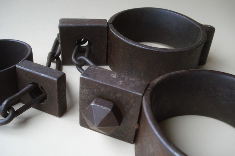 RestraintsBlog PRISON SHACKLES LEG & WRIST IRONS 19TH CENTURY