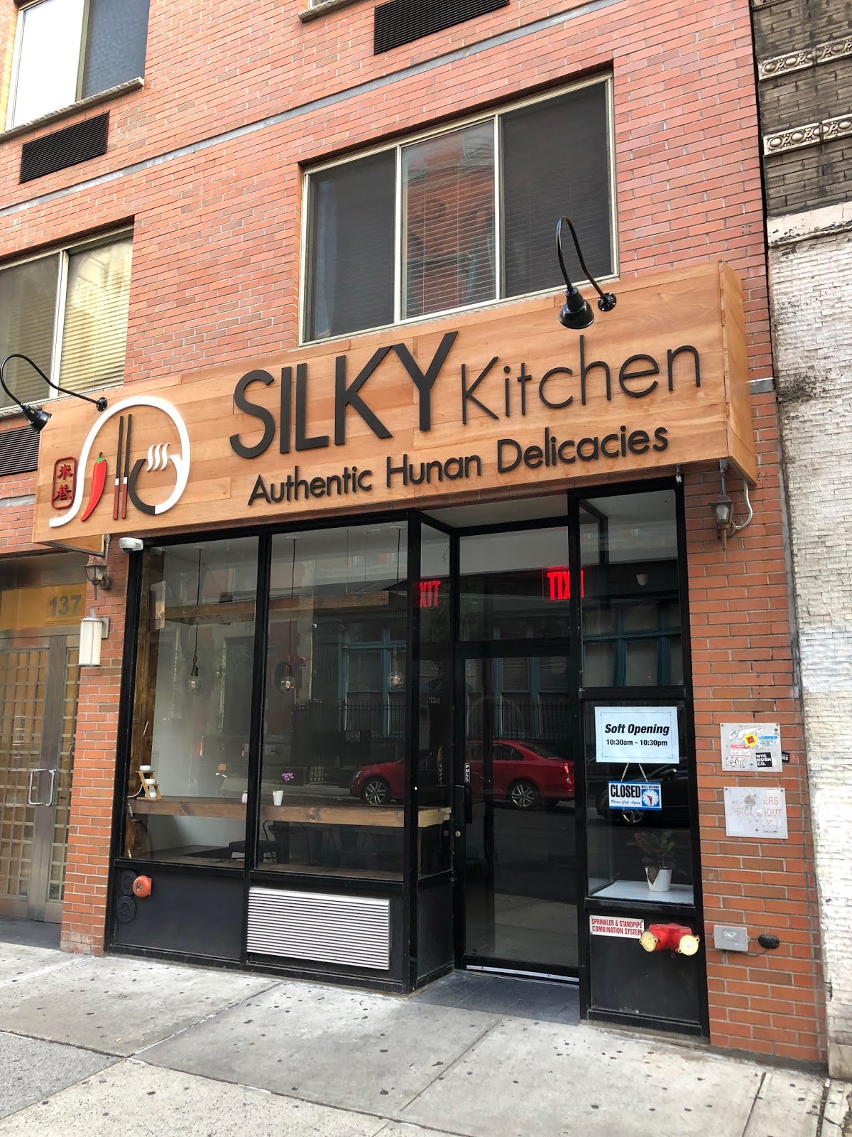EV Grieve Silky Kitchen in softopen mode on 13th Street