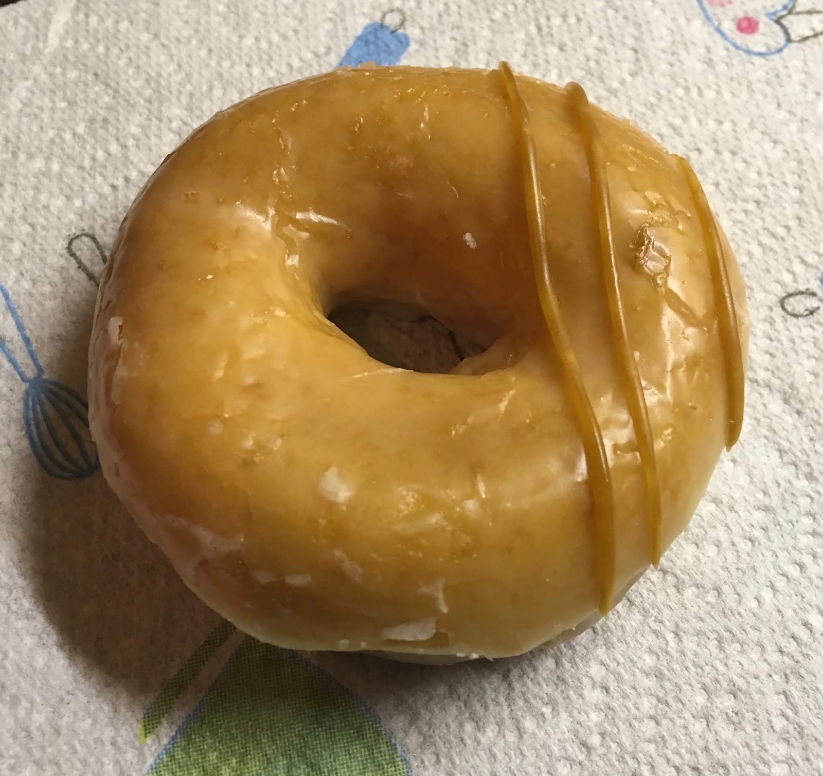 FOODSTUFF FINDS Salted Caramel Original Filled Doughnut (Krispy Kreme
