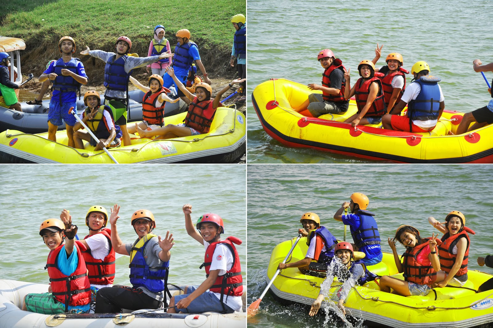 Rafting di Sungai Palayangan , Pangalengan, Bandung