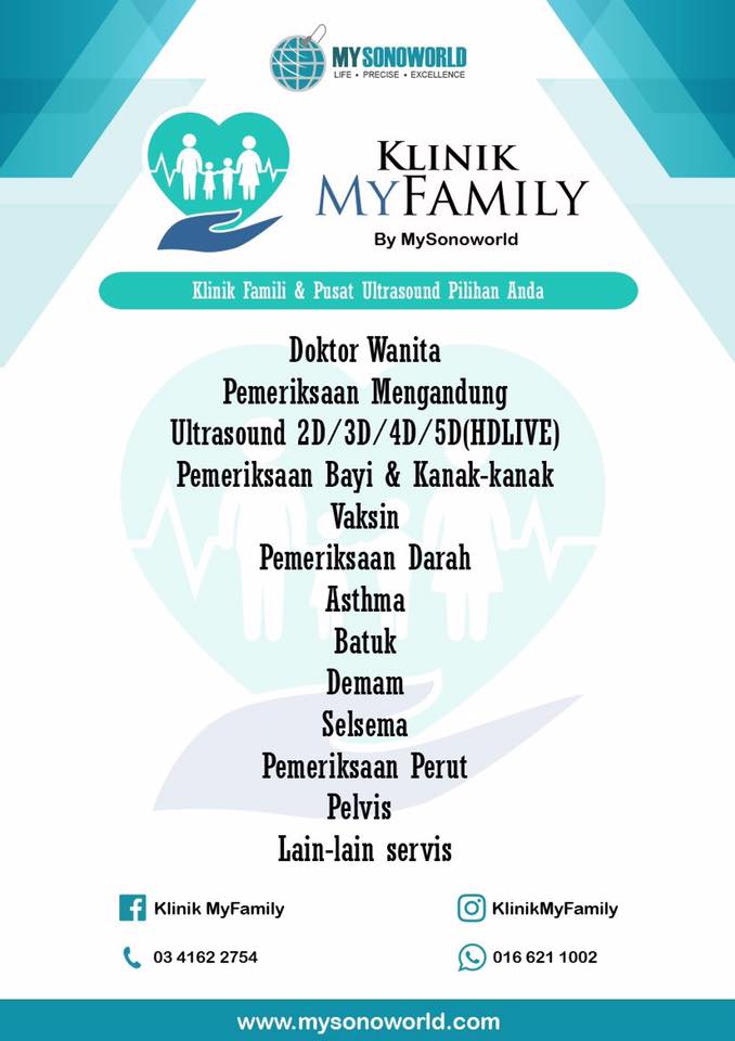 Klinik Untuk Scan / Ultrasound Baby Klinik My Family By MySonoworld