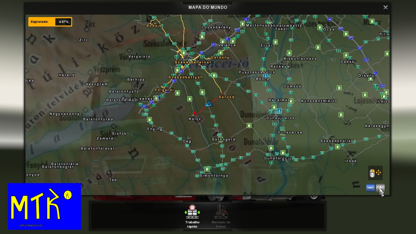 MTRMARIVALDOTADEU: Euro Truck Simulator 2 - Hungary Map v0.9.26 by Frank007