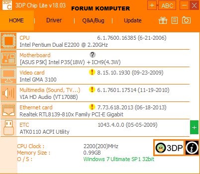 Cara Update Dan Instal Driver Menggunakan 3dp Chip