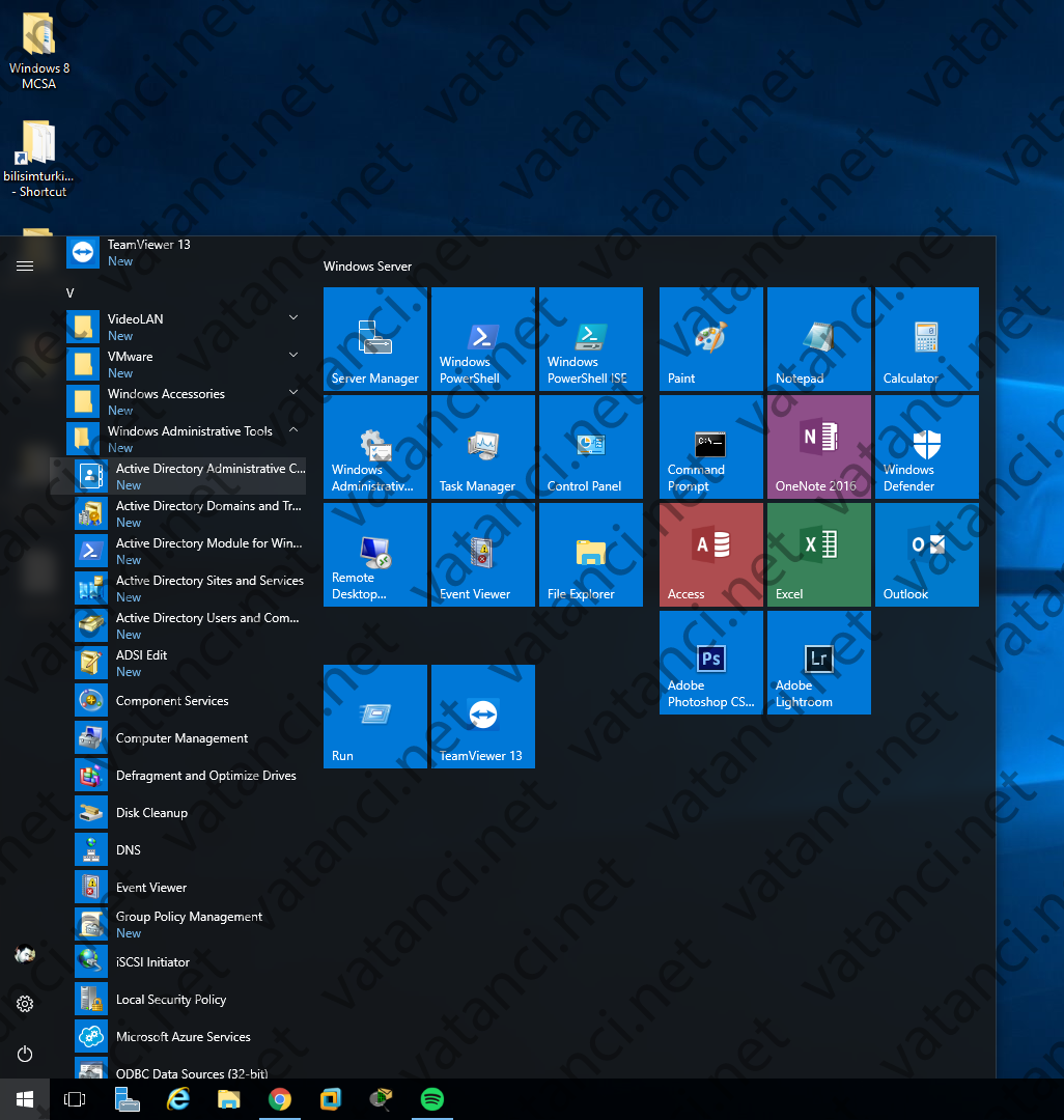 Windows Server 2016 Active Directory Recycle Bin Özelliğini Aktifleştirme