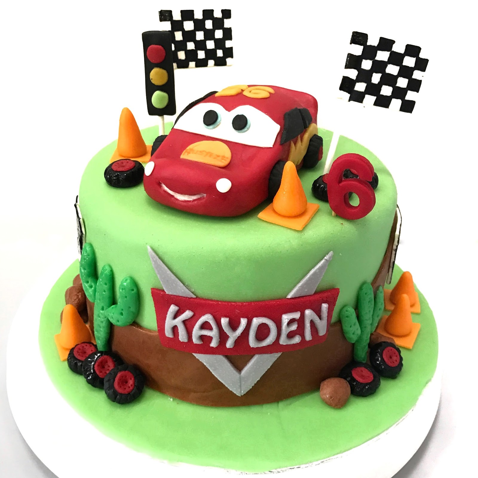 Mc Queen CARS Themed Cake Sherbakes Mc Queen CARS Themed Cake Sherbakes