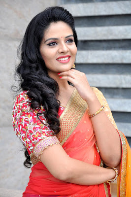 SriMukhi in Saree Photos