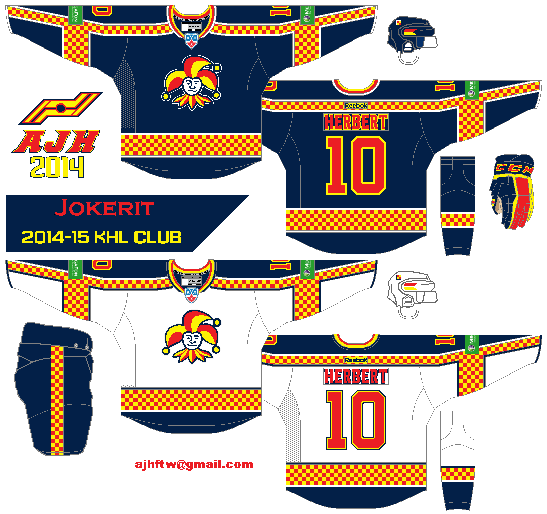 NHL 18 KHL Teams Jokerit Helsinki (jerseys update away jersey update)  Tutorial 