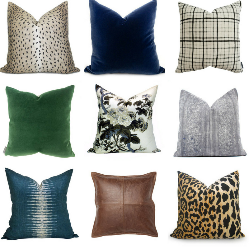 Nine Pretty Pillows For Fall