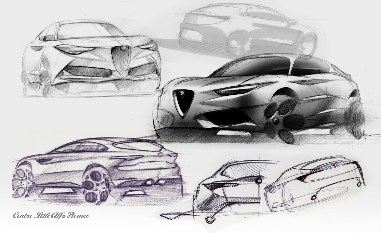 Alfa Romeo Stelvio sketches