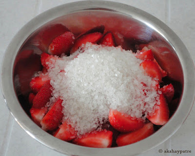 sugar added to make jam